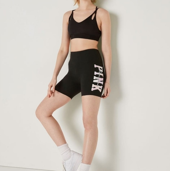 Pink VS high waist bike shorts - Picture 9 of 9